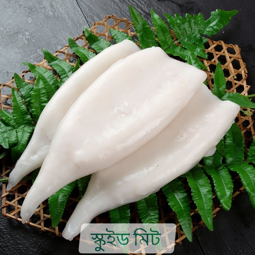 ইম্পোর্টেড স্কুইড মিট (Squid Meat Imported) – 1 কেজি - Image 2